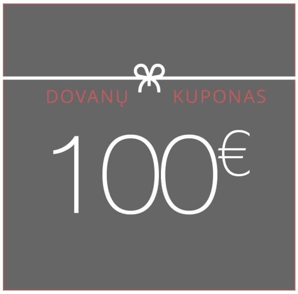 100 Eur vertės dovanų kuponas