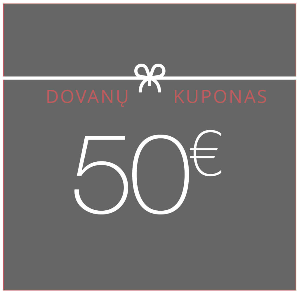 50 Eur vertės dovanų kuponas